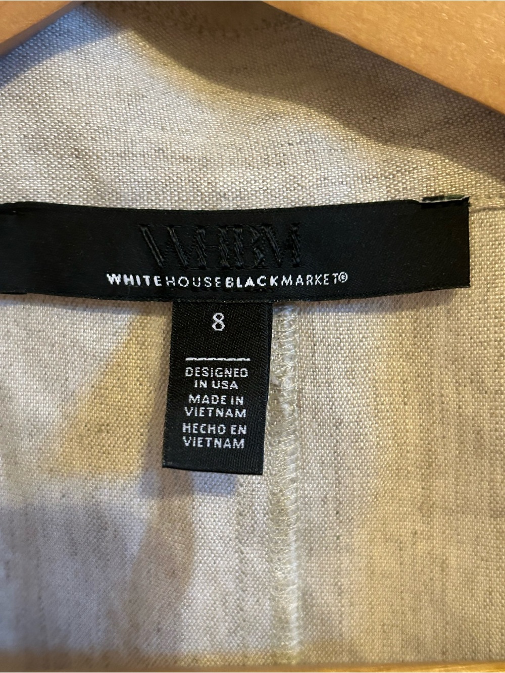 White House Black Market Linen Shorts Romper (size 8)No Belt - Picture 6 of 8